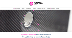 Desktop Screenshot of haindl-kunststoff.de